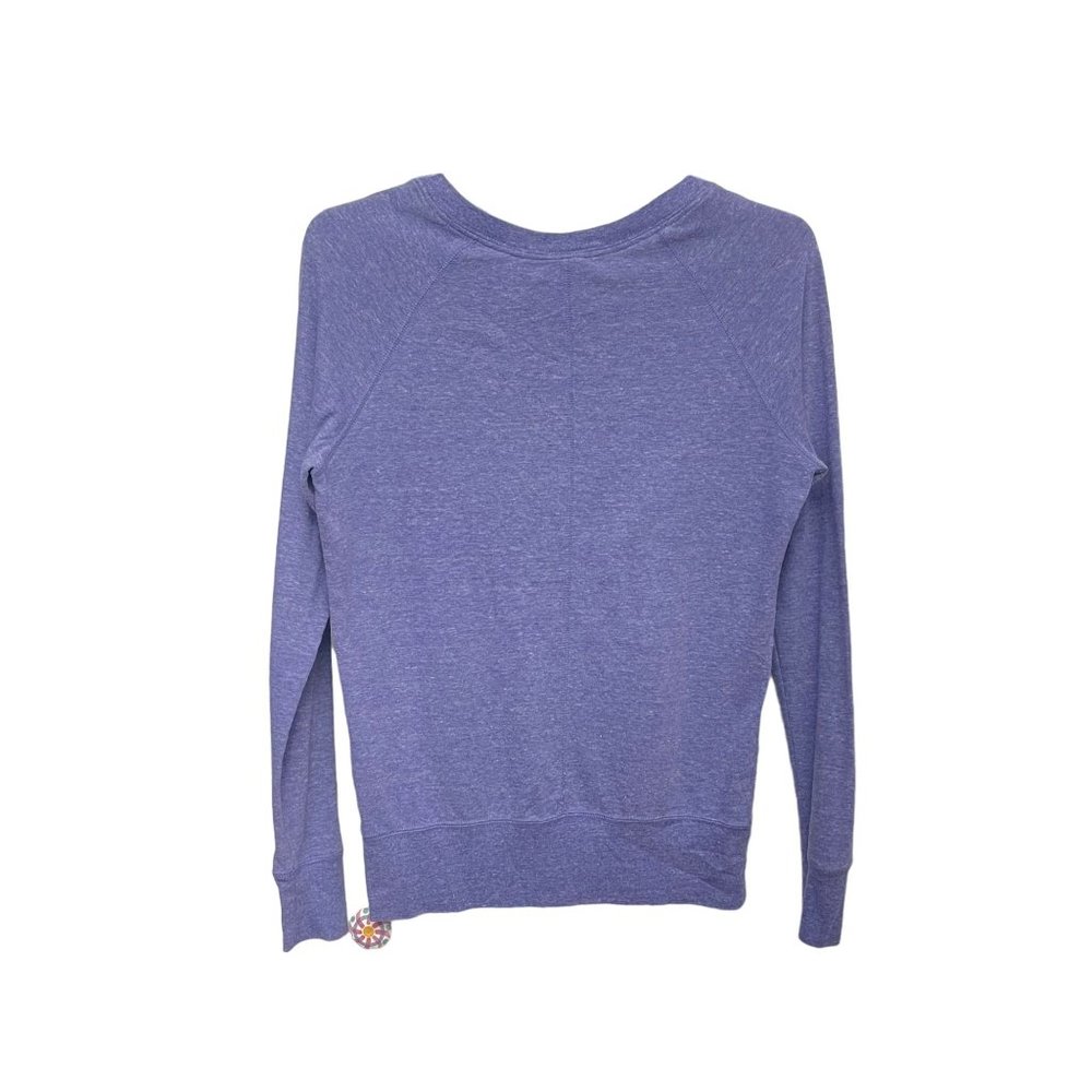 Nike Just Do it Women's Running Purple Long Sleeve Shirt Size S - Picture 2 of 10